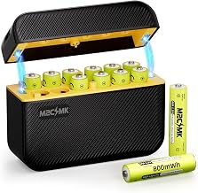 12 Pack Rechargeable AAA Lithium Batteries with USB-C Charger