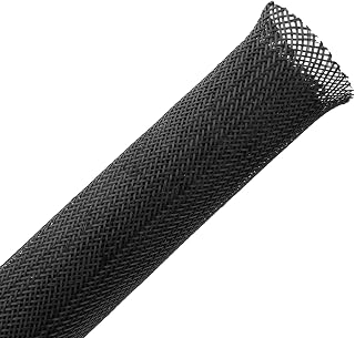 26ft-1/4 Inch PET Expandable Braided Cable Sleeve