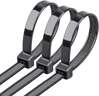 36 Inch Cable Ties Heavy Duty 15 Pack Nylon Zip Ties Black 280 lbs Tensile