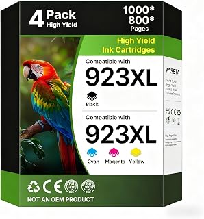 923XL 923 Ink Cartridges Combo Pack: Replacement for HP 923 Ink Cartridges
