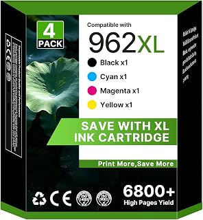 962XL Ink Cartridges Combo Pack For HP 962 Ink For 9015e 9010e 9012e