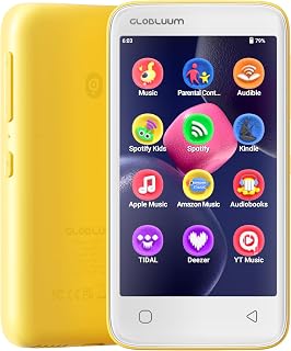 96GB MP3 Player with Bluetooth 5.0 and WiFi, Music Player with Spotify, Audible, Pandora, Libby, Spotify Kids, 4" Touchscreen Android MP4 Player with HiFi Sound (Mint Green)