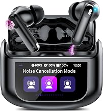 Active Noise Cancelling Ear Buds 48H Wireless Earbuds with Touch Screen