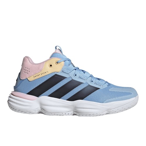 adidas Court Stabil Indoor Womens Blue Sneakers Athletic Shoes JQ1183