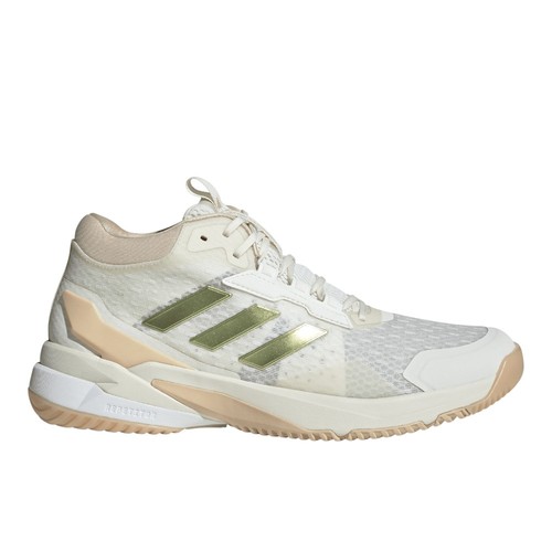 adidas Crazyflight 6 Mid Indoor Womens Off White Sneakers Athletic Shoes HQ4686