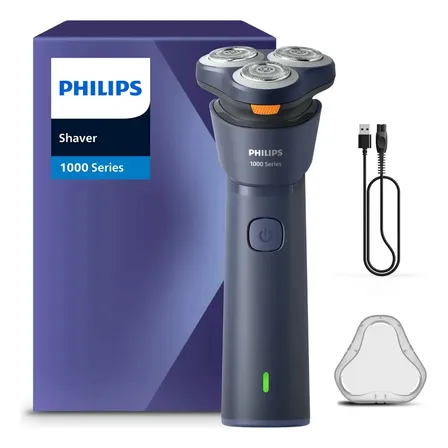 Afeitadora Eléctrica Philips Serie 1000 S1881/00 - Inalámbrica - Para Afeitado En Seco Y Humedo - Cuchillas Autoafilables
