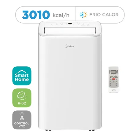 Aire Portátil Smart Midea Mpxh-12-n81f 3010 Kcal/h Frío Calor