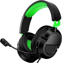 AOC Wired Gaming Headset for Xbox Series X|S & Xbox One, PS5, PC, Clear Mic | Stereo Bass, 79in Cable, in-Line Controls, 207g Lightweight, Soft Earcups, Gaming Headphones with 3.5mm Splitter, Gamer Gifts