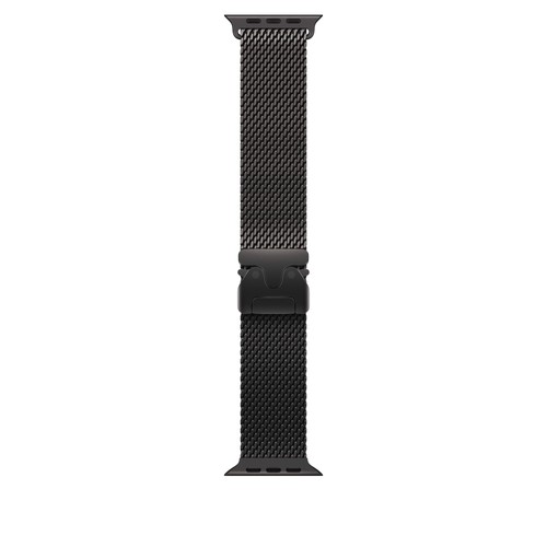 Apple Milanese Loop 49mm Black Titanium Band – Medium