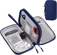 Arae Travel Essentials Electronic Organizer Double Layer - Dark Blue, S