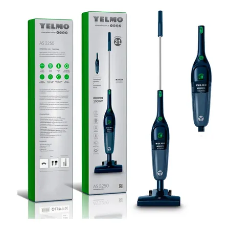 Aspiradora 2 En 1 Yelmo AS3250 1000W Potencia Succion 17000Pa HEPA Ciclonica Sin Bolsa