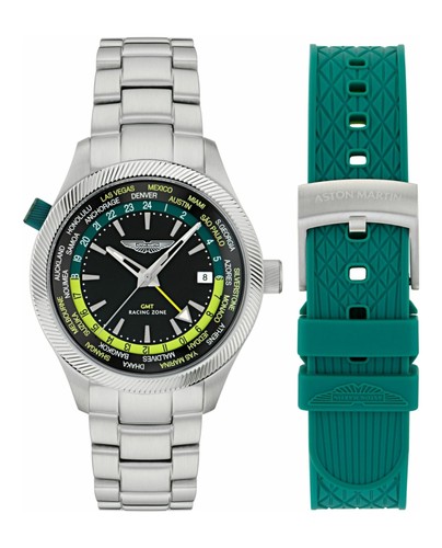 Aston Martin Mens Stainless Steel 41mm Bracelet Fashion Watch