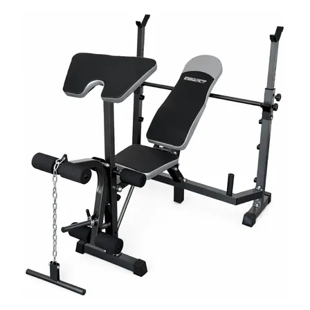 Banco De Pecho Pesas Ajustable Multifuncion Scott Piernas 4 En 1 Energy Fit