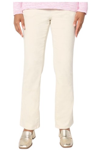 Belle by Kim Gravel Women's TripleLuxe Corduroy Boot Cut Pant Seed
