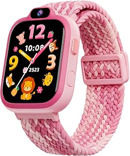 BIGGERFIVE Kids Smart Watch, Fitness Tracker with Camera Boys Girls 3-14