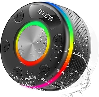 Bluetooth Shower Speaker IP7 Waterproof Portable Speakers HD Sound 24H