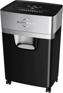 BONSEN 16-Sheet Cross-Cut 60-Min Heavy Duty Paper Shredder for Home Office