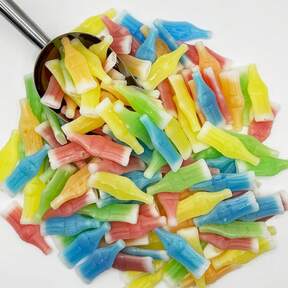 BOSTON Wax Bottles Candy Classic Chewy Fruity Liquid Filled Retro Treats 7% OFF