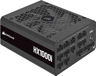 CORSAIR HX1000i ATX 3.1 PCIe 5.1 1000W Power Supply – Black