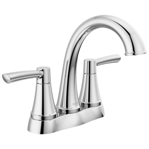 Delta Casara Centerset Bathroom Faucet 2-Handle Chrome-Certified Refurbished