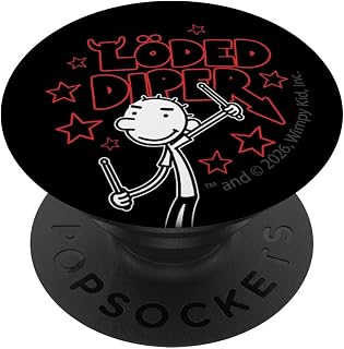 DOAWK Roderick Drum Solo Loded Diper Band Book Series PopSockets Adhesive PopGrip