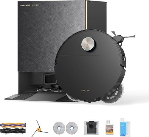 DREAME X60 Max Ultra Complete Black Robot Vacuum Clean|Certified Refurbished