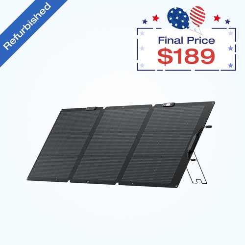 EcoFlow 160W Portable Solar Panel for Power Station IP68 Certified