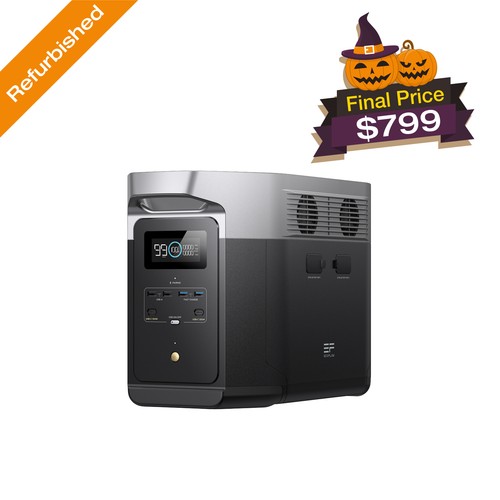 EcoFlow DELTA 2 Max 2048Wh Portable Power Station LFP, Certified Refurbished