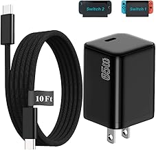 EGK 10FT 65W USB-C Fast Charger for Nintendo Switch (All Series)
