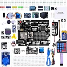 ELEGOO UNO R4 WiFi Super Starter Kit Compatible with Arduino for Beginners | 48MHz Processor, 200+ Premium Components, STEM, Electronics Coding Kit, Online Tutorials, Students & Makers Friendly