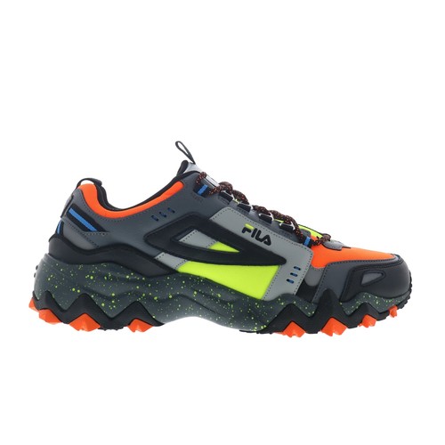 Fila Oakmont TR Trail 1JM01565-806 Mens Orange Leather Athletic Hiking Shoes