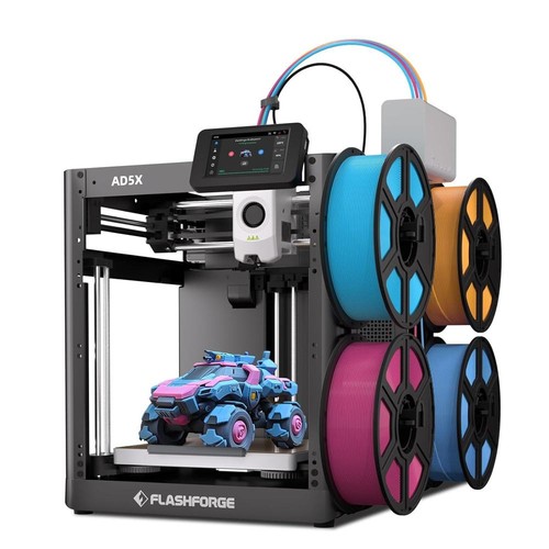 FLASHFORGE AD5X Upgraded Multi-Color 3D Printer CoreXY High-Speed Auto Refill US