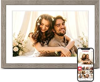 Frameo 10.1'' Digital Picture Frame, Electric Photo Frame Slideshow WiFi