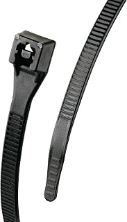 Gardner Bender 46-314UVBFZ Xtreme Temperature Cable Tie, 14 inch, Cold and Hot Weather, 50 lb, Electrical Wire and Cord Management, Nylon Zip Tie, 100 Pk, UV Resistant Black