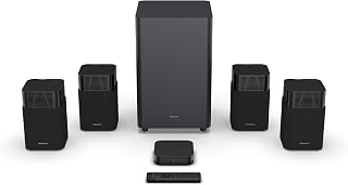 Hisense HT Saturn 4.1.2ch Soundbar with Wireless Subwoofer, Dolby Atmos, DTS:X, Bluetooth 5.3, EzPlay, 4K HDMI Pass Through, Roku TV Ready, HDMI/AUX/ARC/Optical/USB, 5 EQ Modes, Hi Concerto