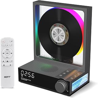 HOTT C229 Vertical CD Player with Bluetooth 5.3 with Speakers