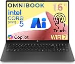 HP 16" OmniBook Business Laptop, Intel Ultra 5 225U, 16GB DDR5, 256GB SSD