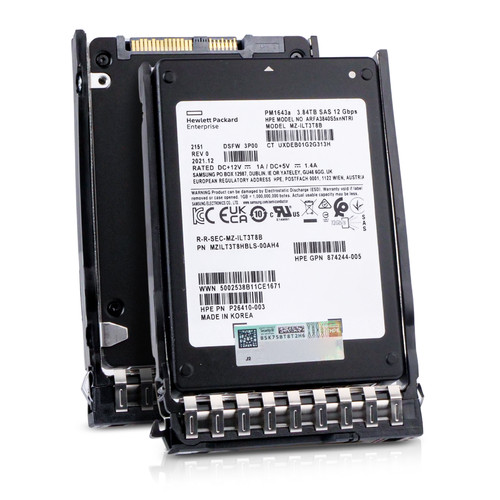 HP Generation 11 3.84TB P41533-001 SAS 12Gb/s 3D TLC 1 DWPD 2.5" SSD