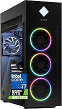 HP OMEN 45L Gaming Desktop Tower PC, 32GB RAM, 1TB SSD, Intel Core i7 | 12-Core i7-12700KF, up to 4.9GHz, GeForce GTX 1660 Super, WiFi Adapter, 800W Gold PSU, RGB Tempered Glass, Windows 11 Home