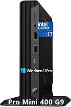 HP Prodesk 400 Mini PC, i7-12700T, 16GB DDR4 RAM, 512GB SSD, Windows 11 Pro | Ultra-Compact & Silent Design Desktop Computer for Business, 3X 4K Display Support, Wired Keyboard & Mouse & Stand