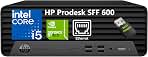 HP Prodesk SFF 600 Business Desktop, Intel 6-Core i5, 16GB RAM, 512GB SSD