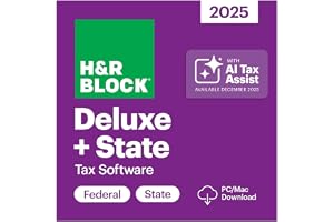 H&R Block Tax Software Deluxe + State 2026 Win/Mac | Online Code