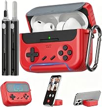 Inesore for AirPods Pro 3 Case, Red, Funny Cool Cover for Men Women