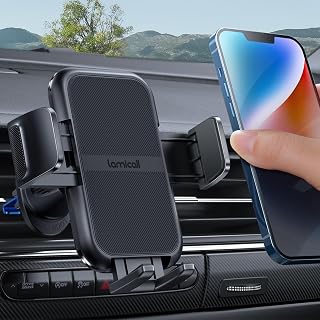 Lamicall 2026 Wider Clamp & Metal Hook Car Phone Holder Trucking GPS