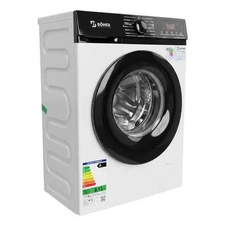 Lavarropas Automático 6kg Inverter Carga Frontal 1200rpm Blanco Boher