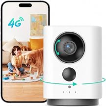 LIWAN 4G LTE Cellular Security Camera Indoor Wireless, No WiFi, 2K Portable
