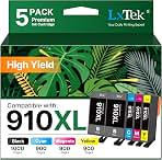 LxTek 910XL Ink Cartridges for HP Printers HP910XL Replacement for 910XL