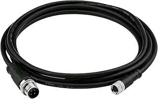 M12 to M8 3 Pin Male to Female Sensor Cable IP67 6.6Ft/2m