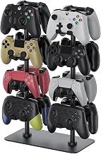MANMUVIMO Controller Holder for 16 Xbox PS5 PS4 Gaming Controller, Video Game Controller Holder Headphone Stand for Desk, Gamer Gifts for Men, Gaming Room Accessories Maximum Organizer Rack