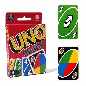 Mattel PC UNO Officially Licensed Board Games UNO Card Classic Colour & Number Matching Card Transformers Card Fun Game For Family And Friends 2 Cards Customizable & Erasable Wild Special Action Cards Included Gift Suitable For Birthday Party Christmas $6